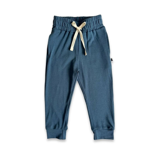 Kids Bamboo Lightweight Joggers | Tangerine Crush - additional view