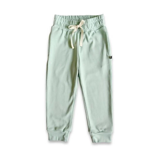 Kids Bamboo Lightweight Joggers | Tangerine Crush - additional view