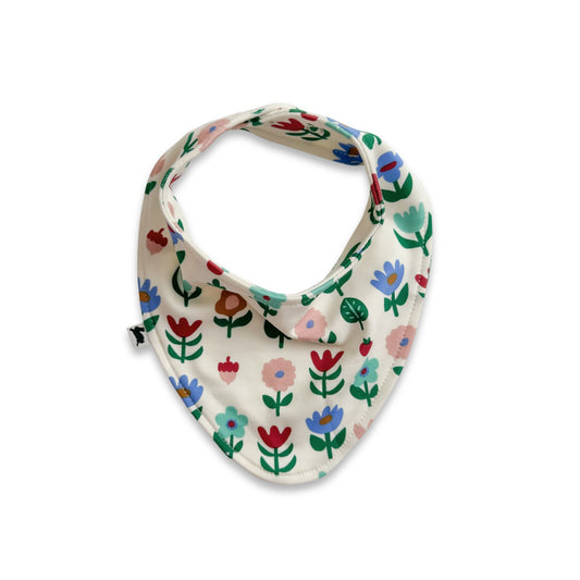 Baby Bamboo Bib | Block Floral