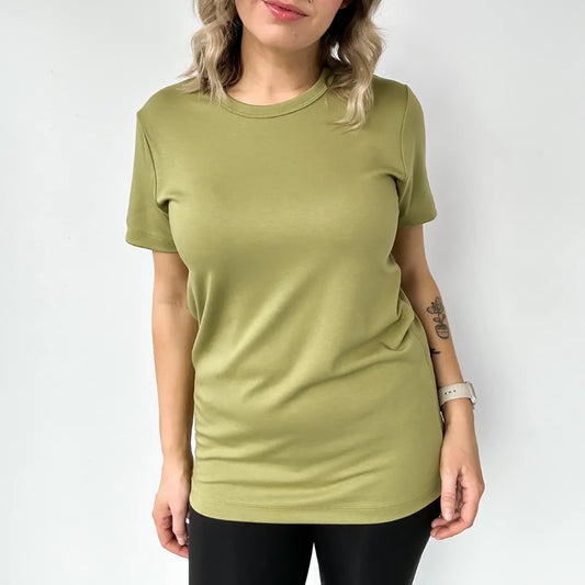 Adult Unisex Bamboo T-Shirt | Moss