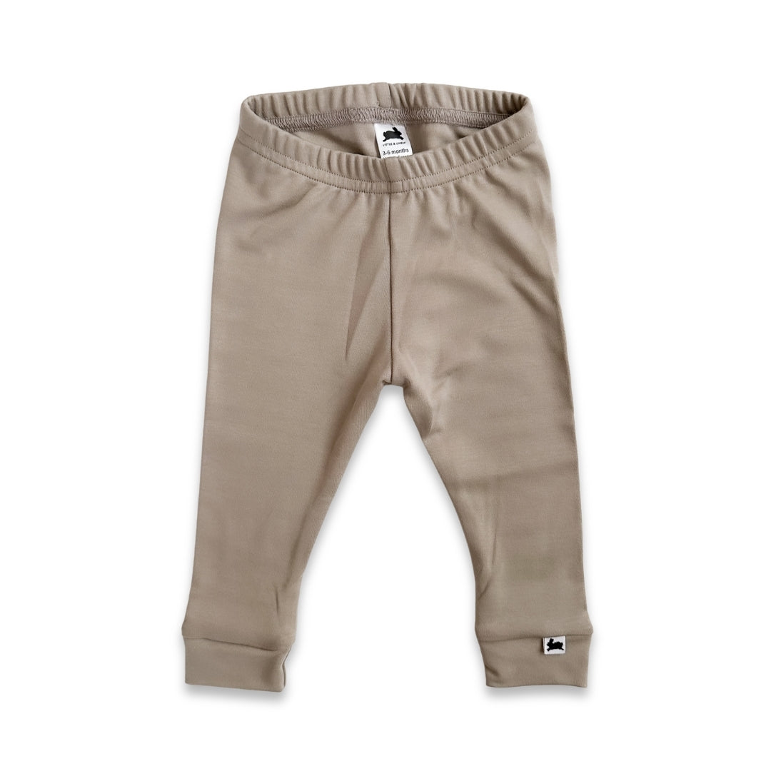 Baby Bamboo Leggings | Stone