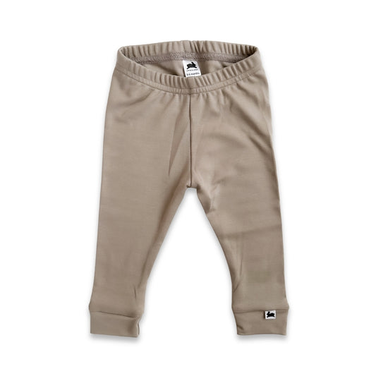 Baby Bamboo Leggings | Stone