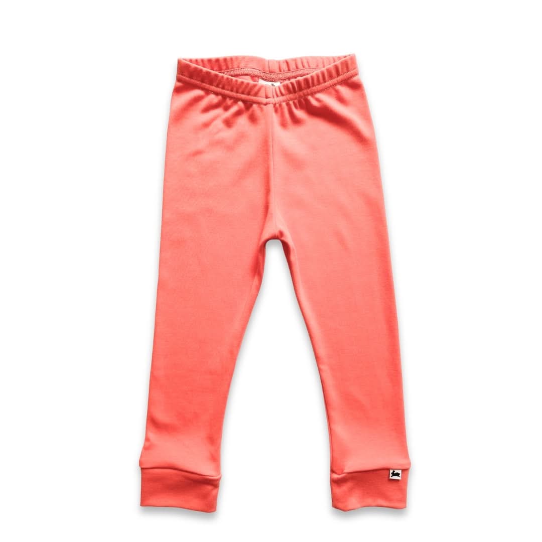 Kids' Bamboo Leggings | Taffy Pink - additional view