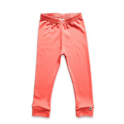 Kids' Bamboo Leggings | Taffy Pink - additional view