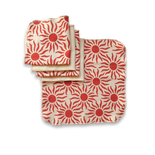 Bamboo Baby Washcloths (Pack Of 5) | Sunkissed Cream