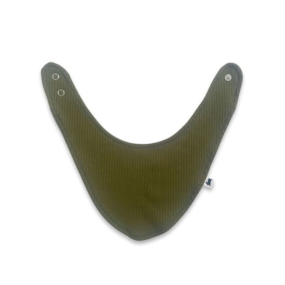 Bamboo Baby Bib | Olive Rib