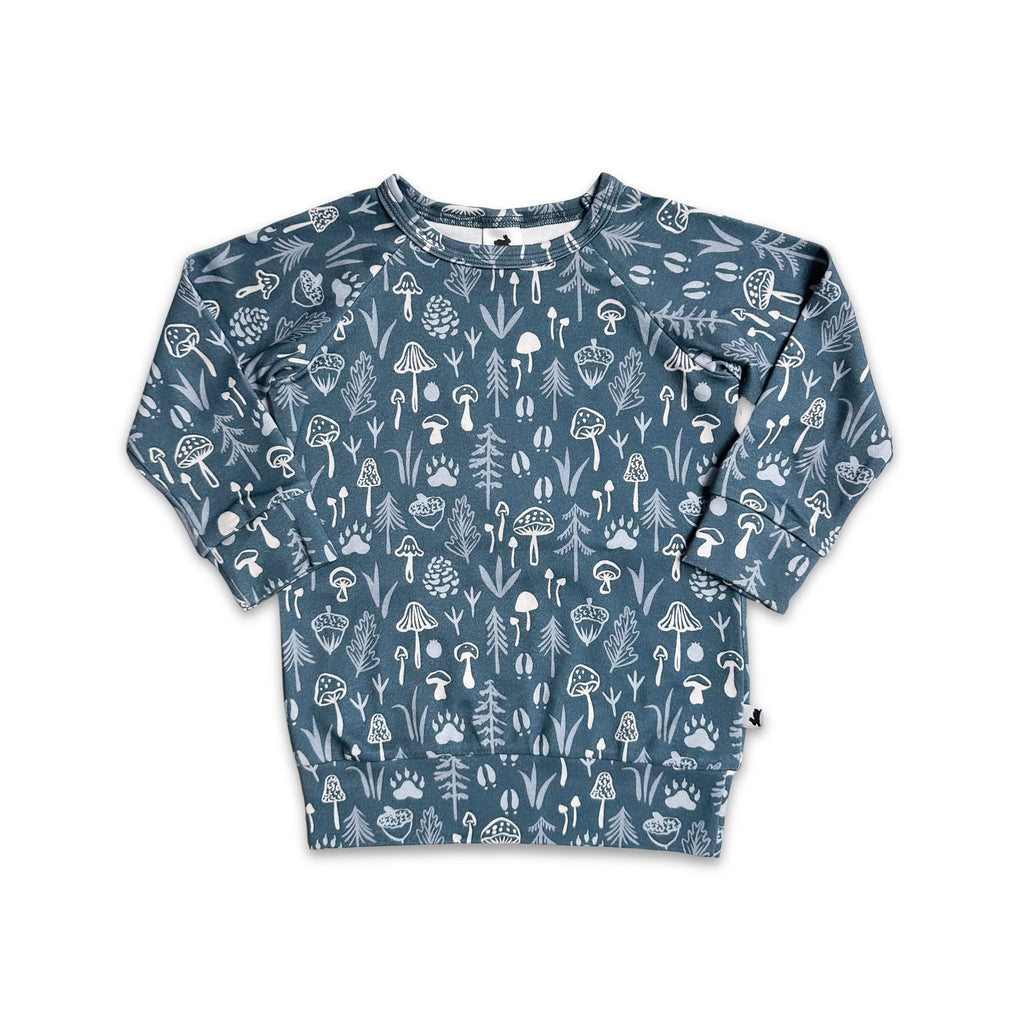 Kids Bamboo Raglan Pullover | Prints