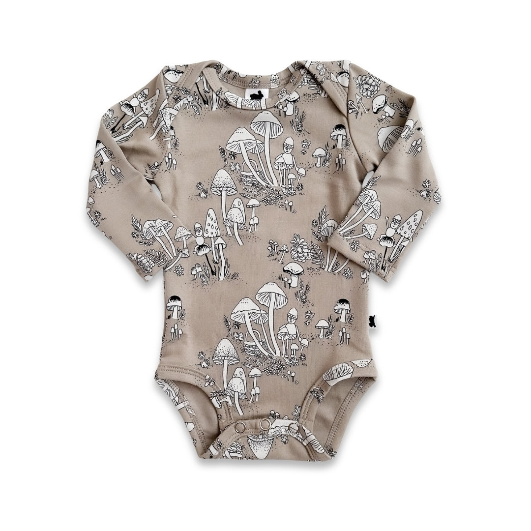 Baby Long-Sleeve Bamboo Bodysuit | Acorn Buddies