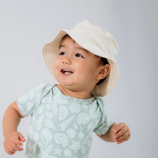 Baby/Kids' Bamboo Bucket Hat | Cream - additional view
