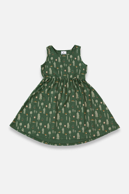 Youth Bamboo Square Neck Tank Dress