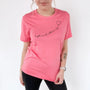 Adult Unisex 'Lift Each Other Up' Bamboo T-shirt | Flamingo Pink