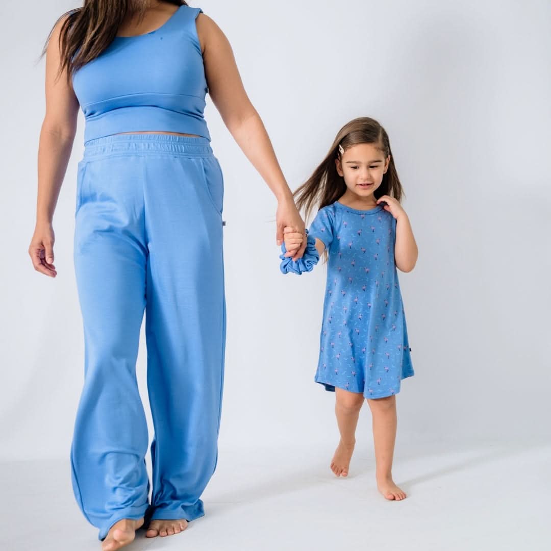 Ladies Bamboo Wide Leg Pants | Saltwater Floral - additional view