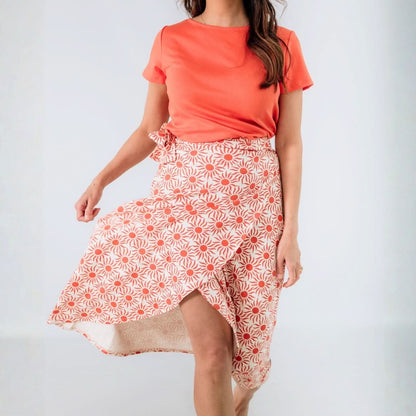 Ladies Bamboo Wrap Skirt | Sunkissed