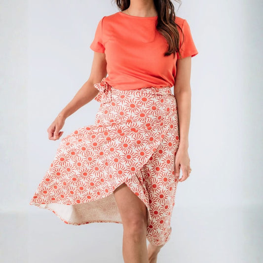 Ladies Bamboo Wrap Skirt | Sunkissed