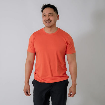 Adult Unisex/Men's Bamboo T-Shirt | Cream - additional view