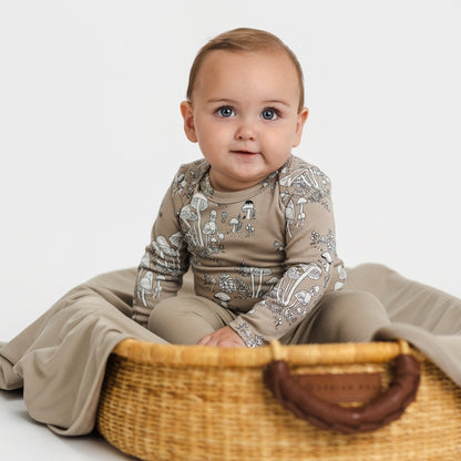 Baby Long-Sleeve Bamboo Bodysuit | Acorn Buddies