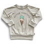 'Better Together' Ice Cream Bamboo Pullover | Ash