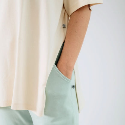 Ladies' Bamboo Lightweight Joggers | Tangerine Crush - additional view
