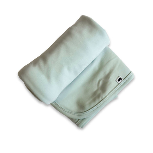 Baby Bamboo Swaddle Blanket | Misty Blue