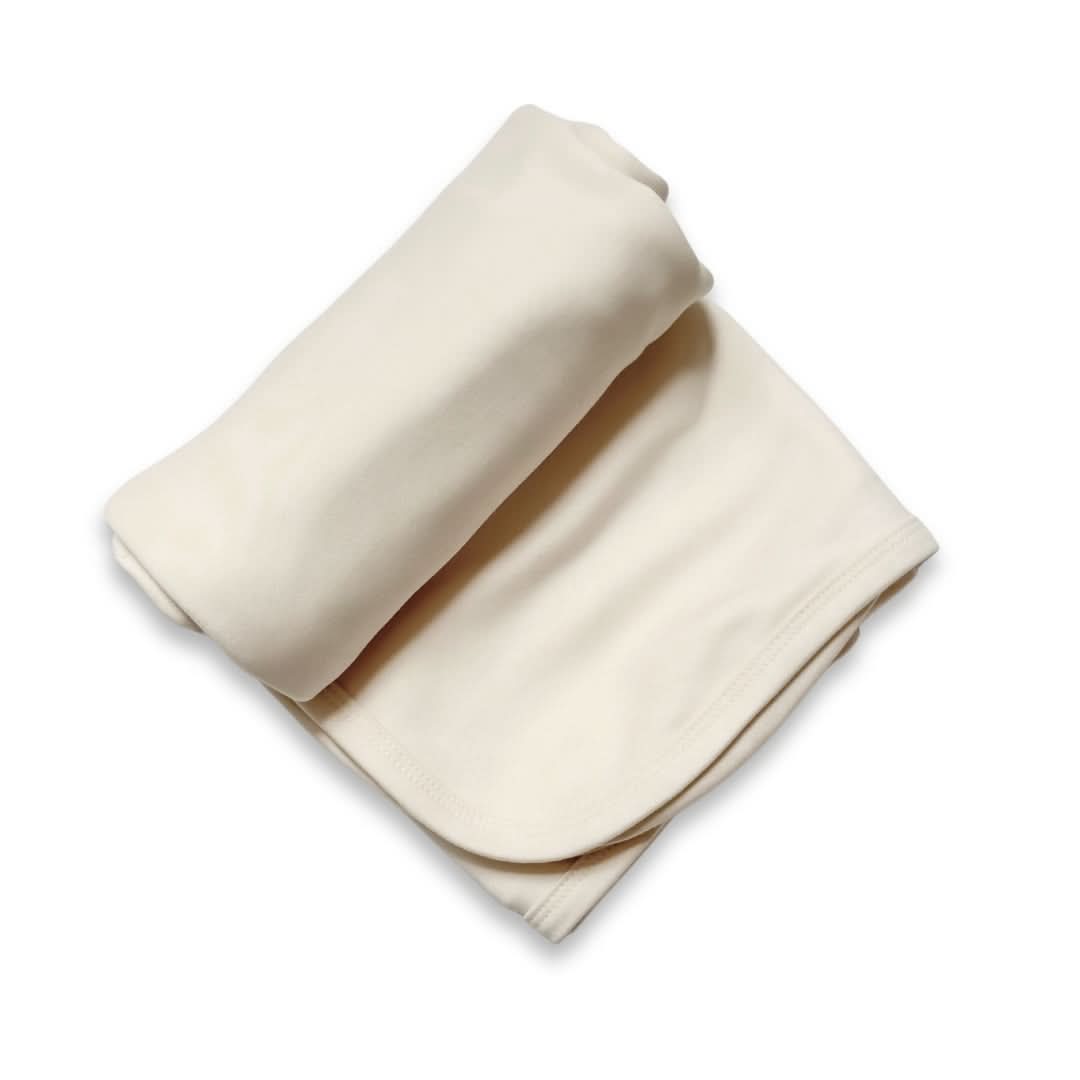 Baby Bamboo Swaddle Blanket | Cream