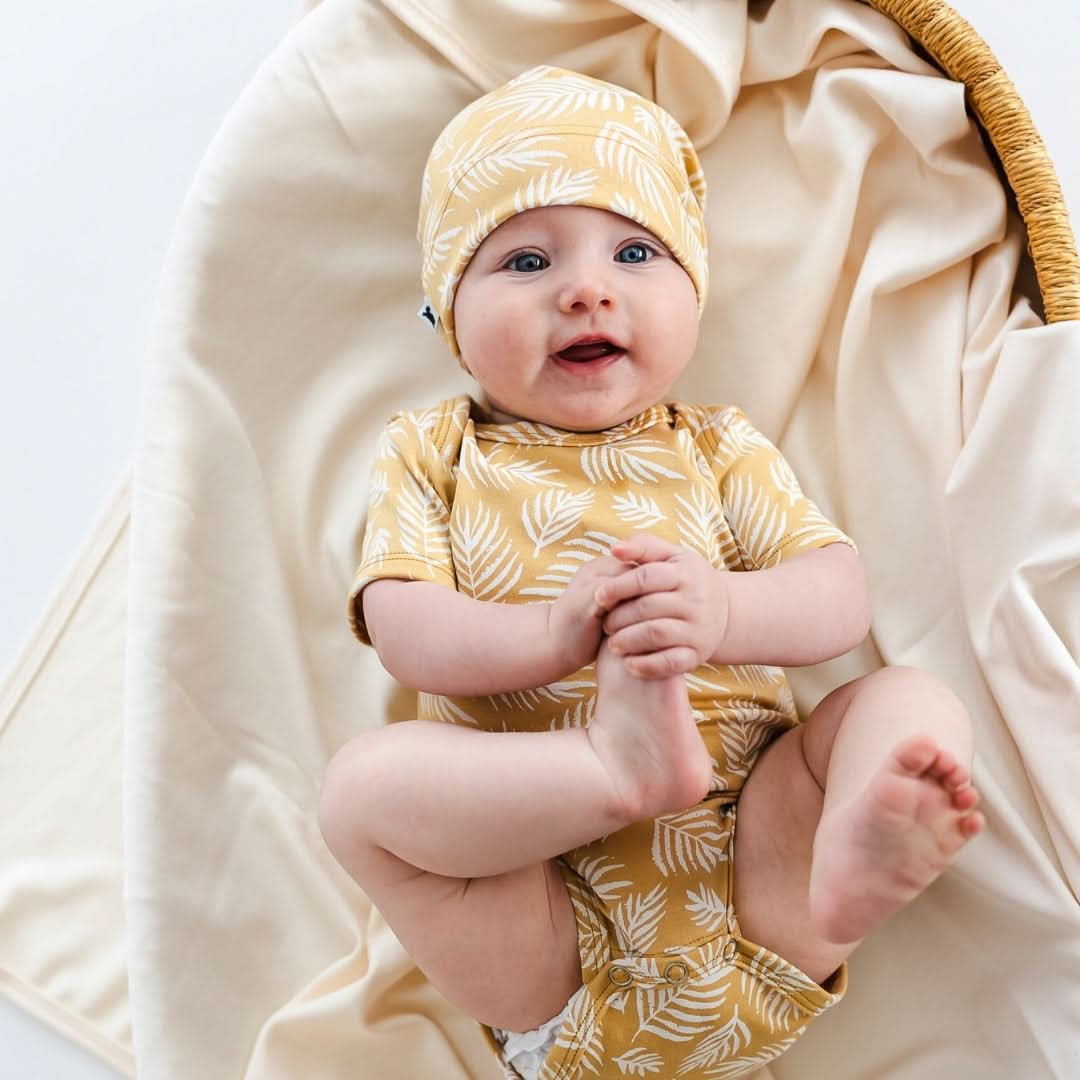 Baby/Kids' Bamboo Beanie | Olive Rib