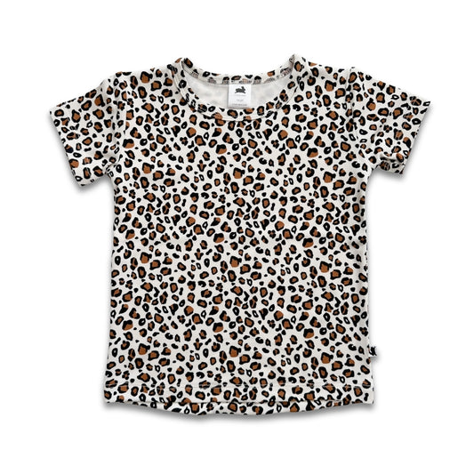Baby/Kids' Bamboo All-Over Print T-shirt | Snow Leopard