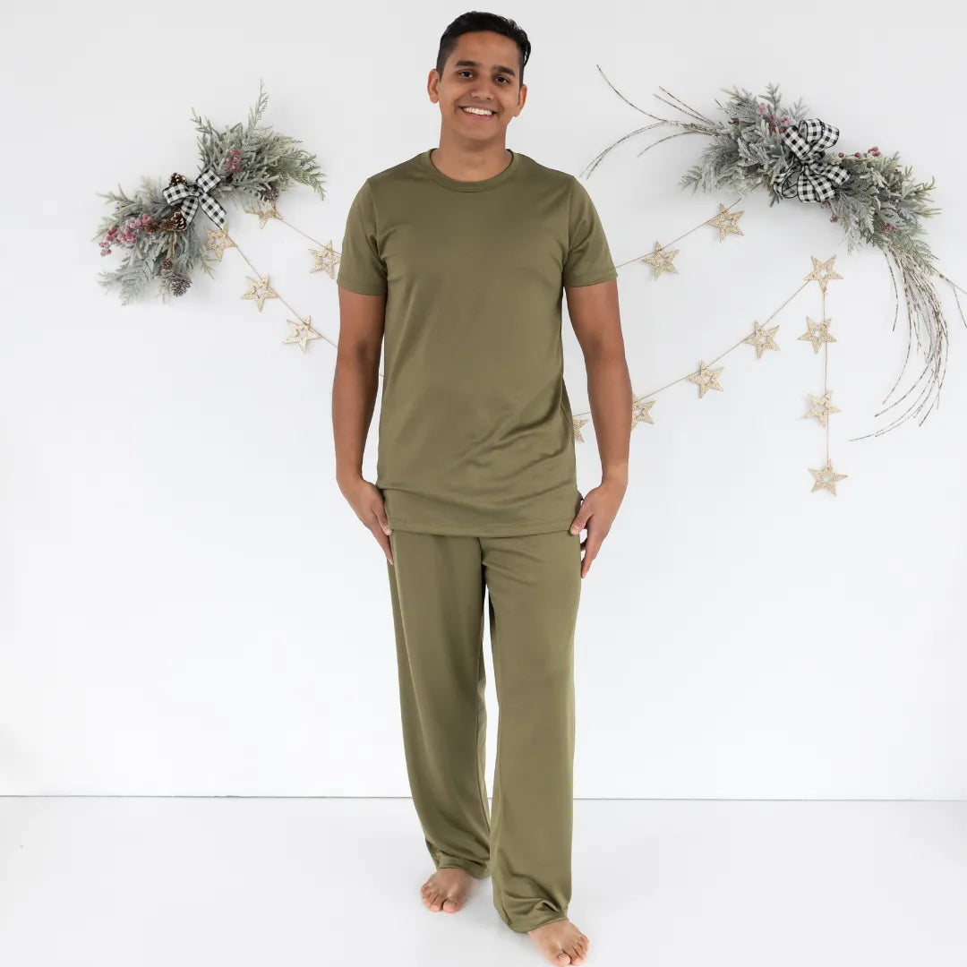 Adult Unisex Pajama Set | Olive
