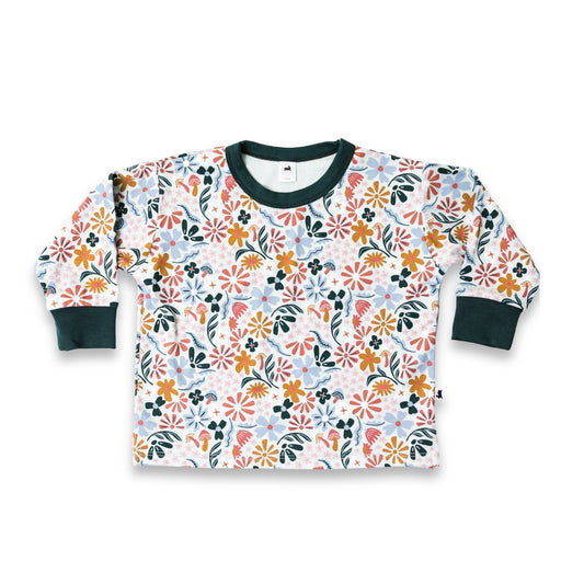 Baby/Kids' Bamboo Relaxed Long Sleeve T-Shirt | Floating Floral