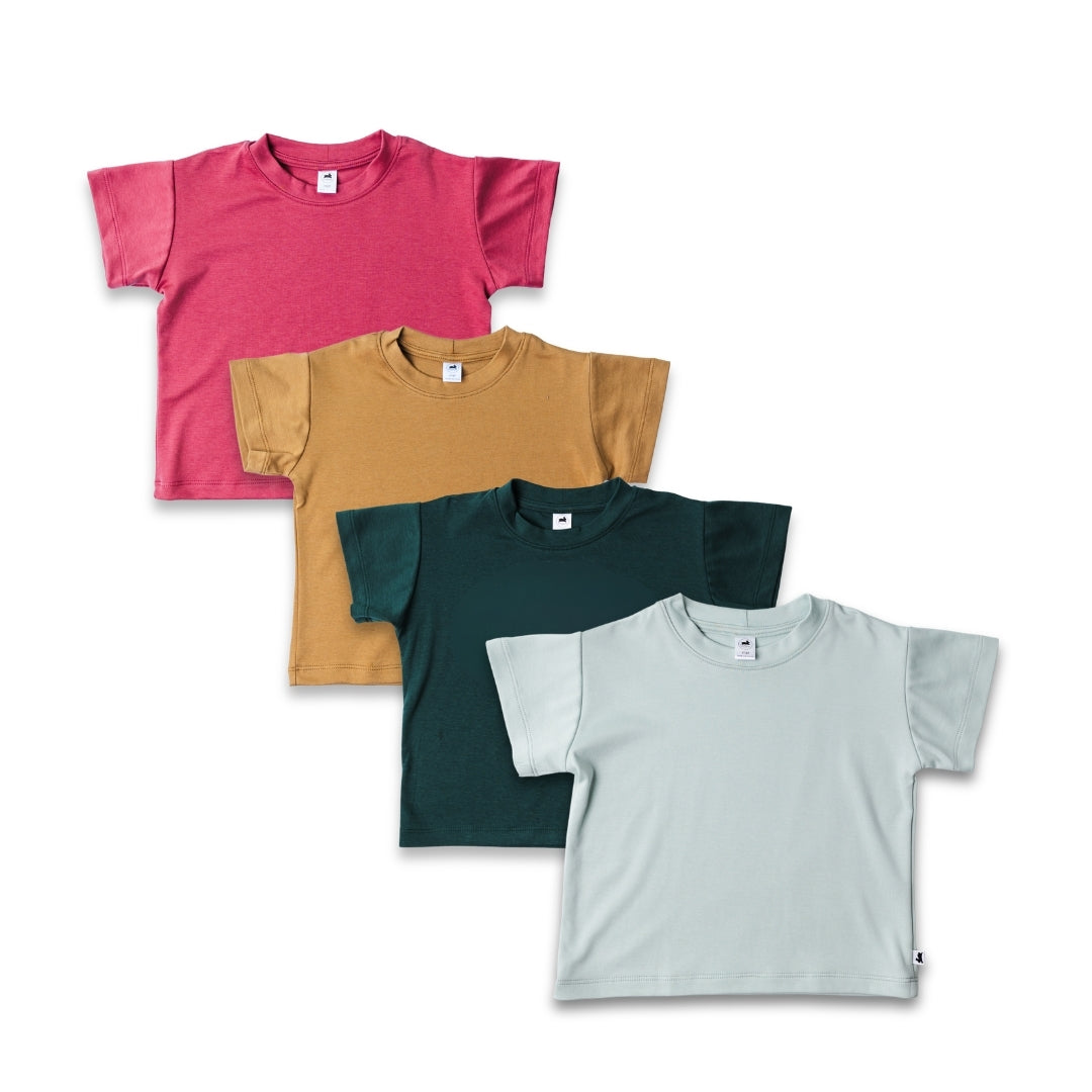 Kids' Bamboo Boxy T-Shirt | Juniper