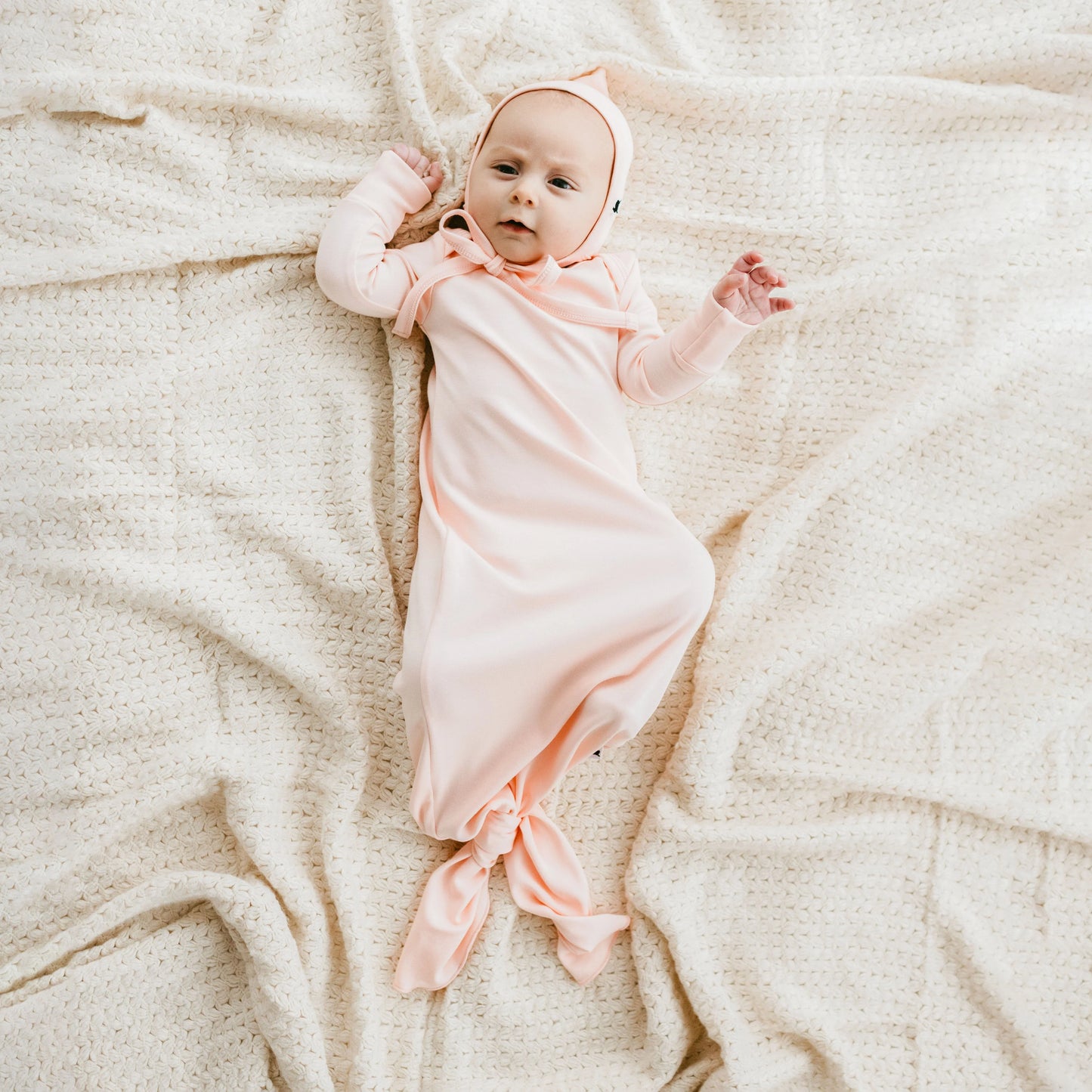 Knotted best sale infant gowns