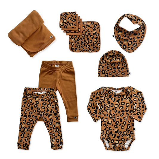 Bamboo Baby Capsule Gift Box | Bronze Leopard