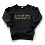 'Smash the Patriarchy' Bamboo Fleece-lined Pullover | Black