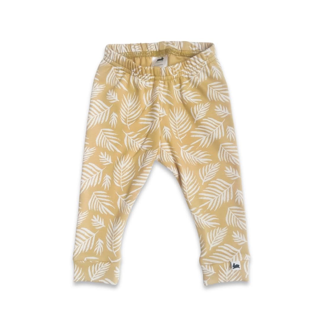 Baby Bamboo Leggings | Terracotta Rib