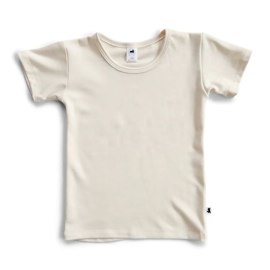 Bamboo Slim Fit T-shirt | Cream