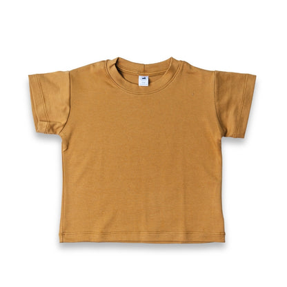 Kids' Bamboo Boxy T-Shirt | Umber