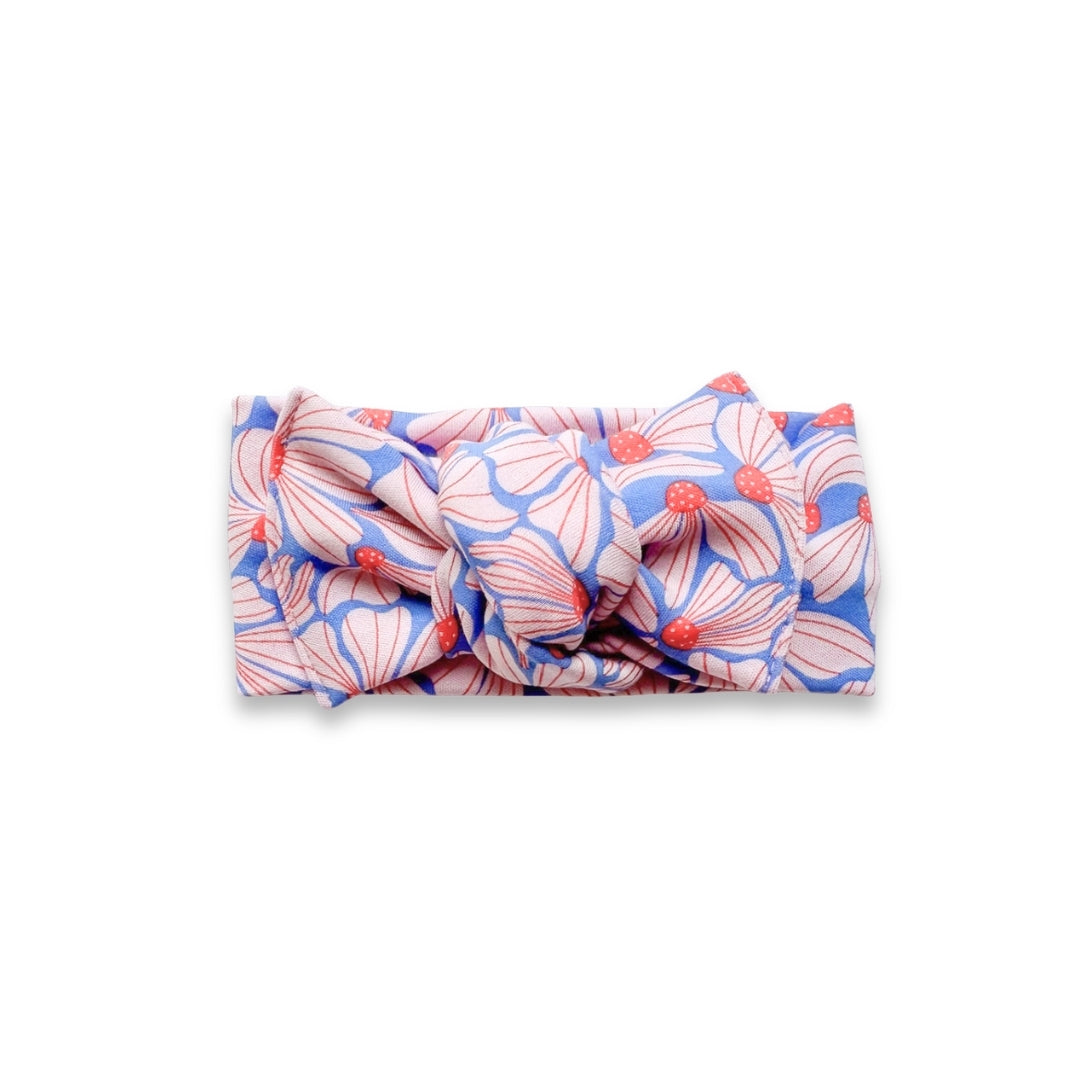 Baby Bamboo Headwrap | Taffy Pink - additional view