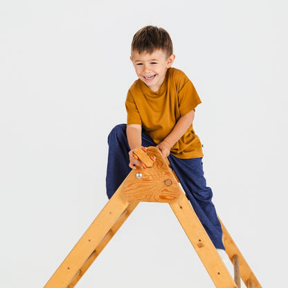 Youth Bamboo Boxy T-Shirt | Umber
