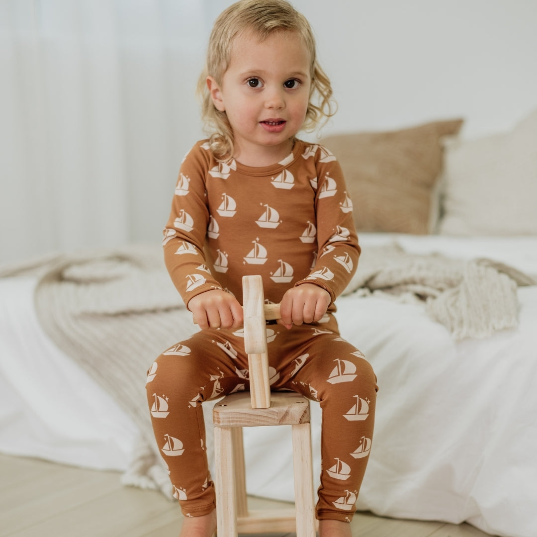 Kids 2-Piece Bamboo Lounge Set