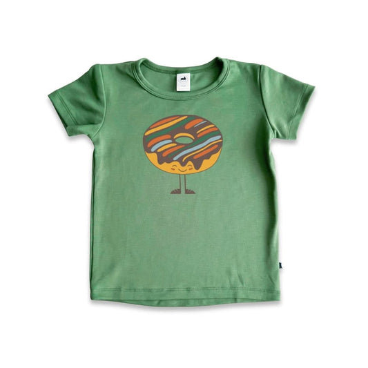 Kids Graphic Bamboo T-shirt - I Love Me on Rose - Little & Lively