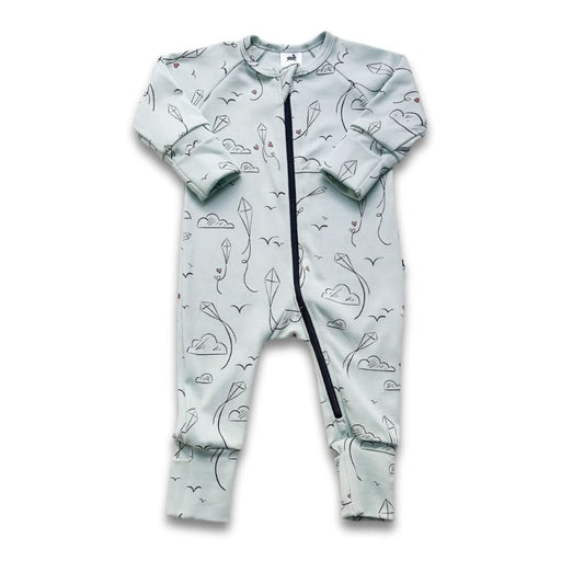 Bamboo Baby Zipper Sleeper | Love Notes - additional view