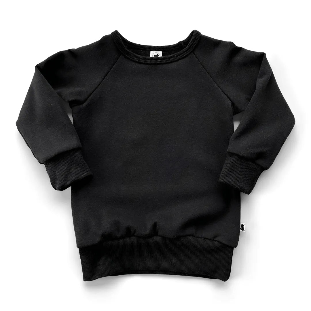Fleece-Lined Pullover | Black