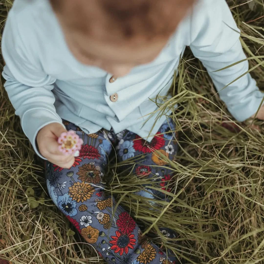 Kids' Bamboo Leggings | Autumn Floral