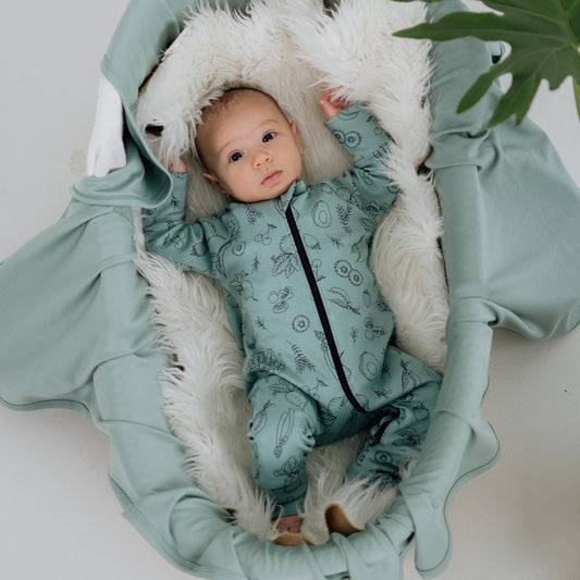 Baby Bamboo Zipper Sleeper