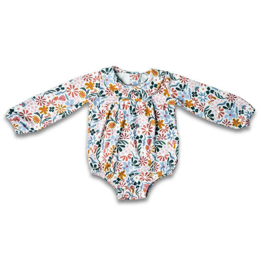 Baby Bamboo Bubble Romper | Floating Floral