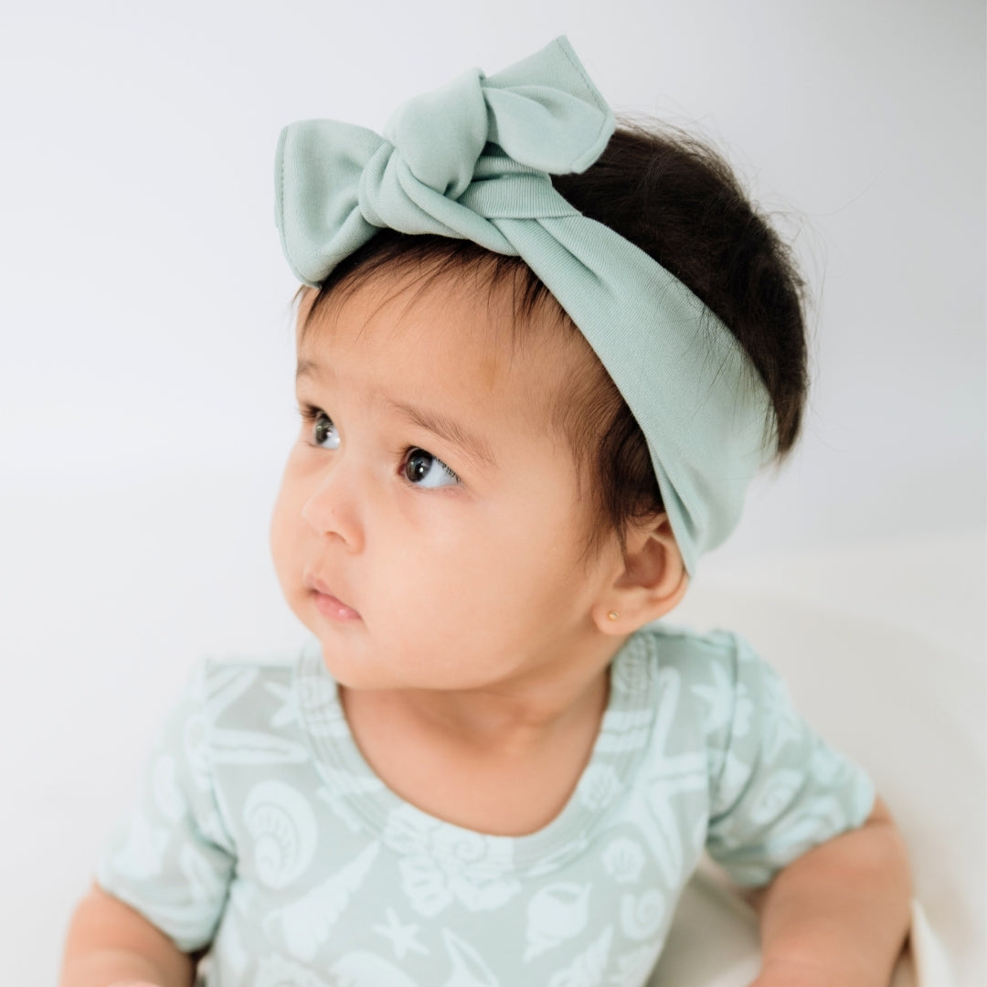 Baby Bamboo Headwrap | Taffy Pink - additional view