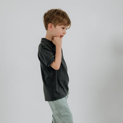 Kids Bamboo Polo Shirt