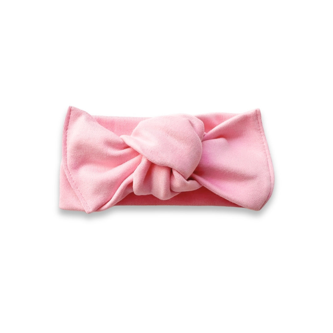 Baby Bamboo Headwrap | Taffy Pink