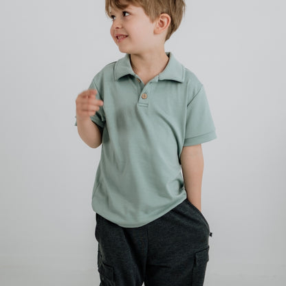 Kids Bamboo Polo Shirt