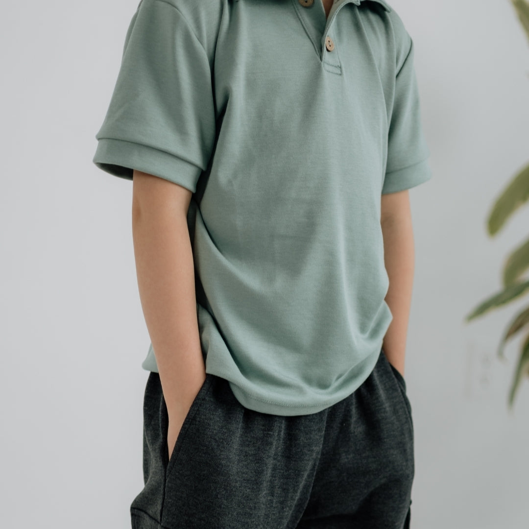 Kids Bamboo Polo Shirt