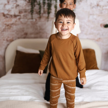 Baby/Kids' Bamboo Raglan Pullover | Bronze